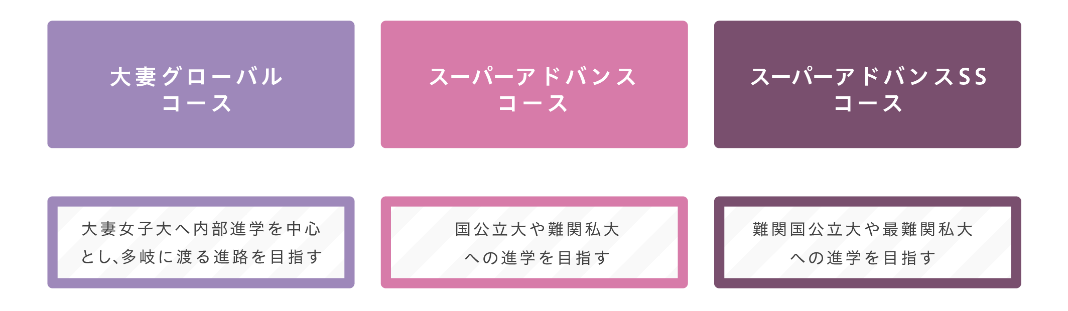 大妻嵐山高等学校 多様なコース