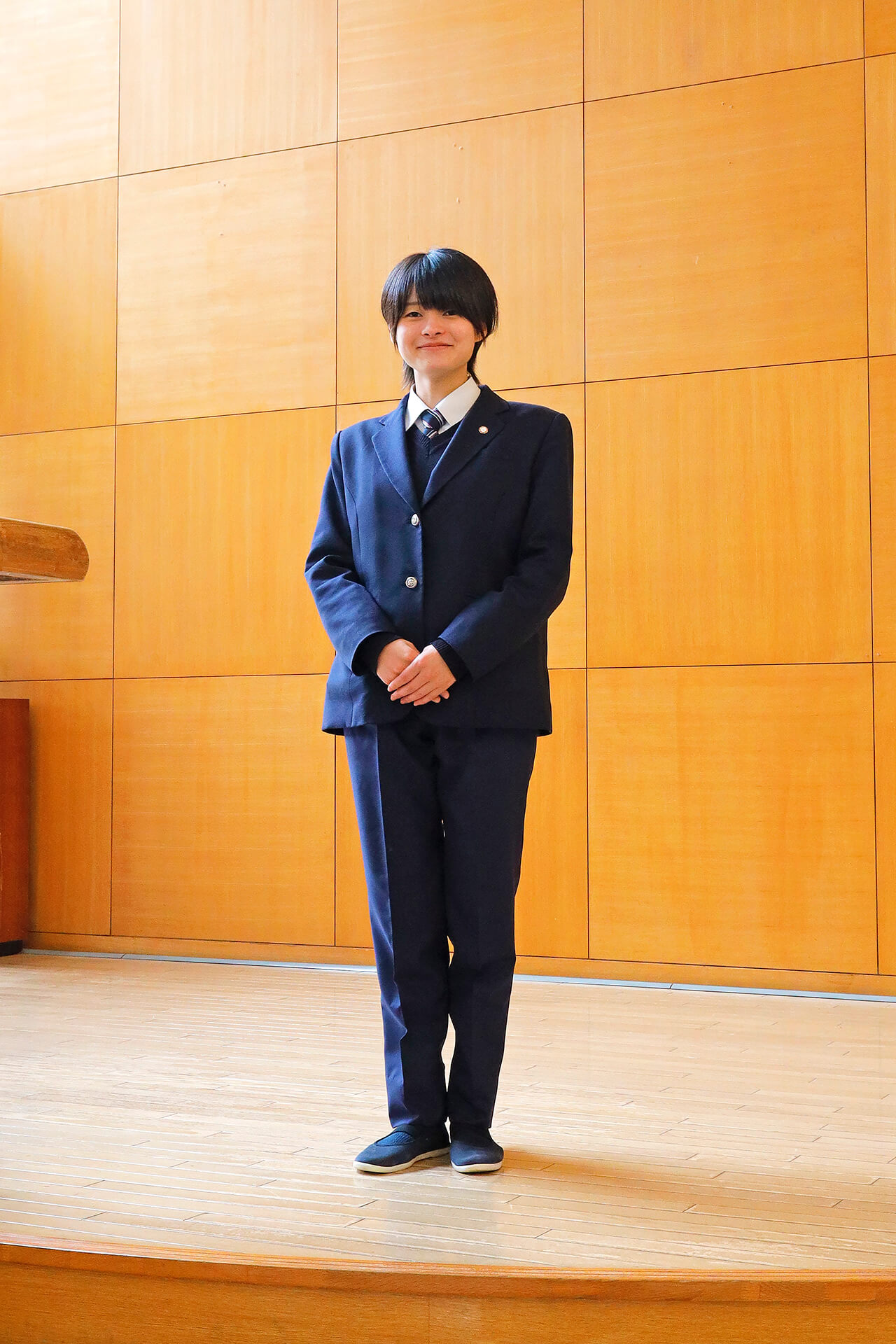 今秋よりスラックスを導入（高校） - 大妻嵐山中学校・高等学校